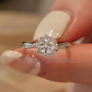 Curled Silver Cherish Ring for Promise