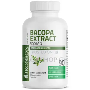 Bronson Bacopa Supports Healthy Brain Function and Mental Performance