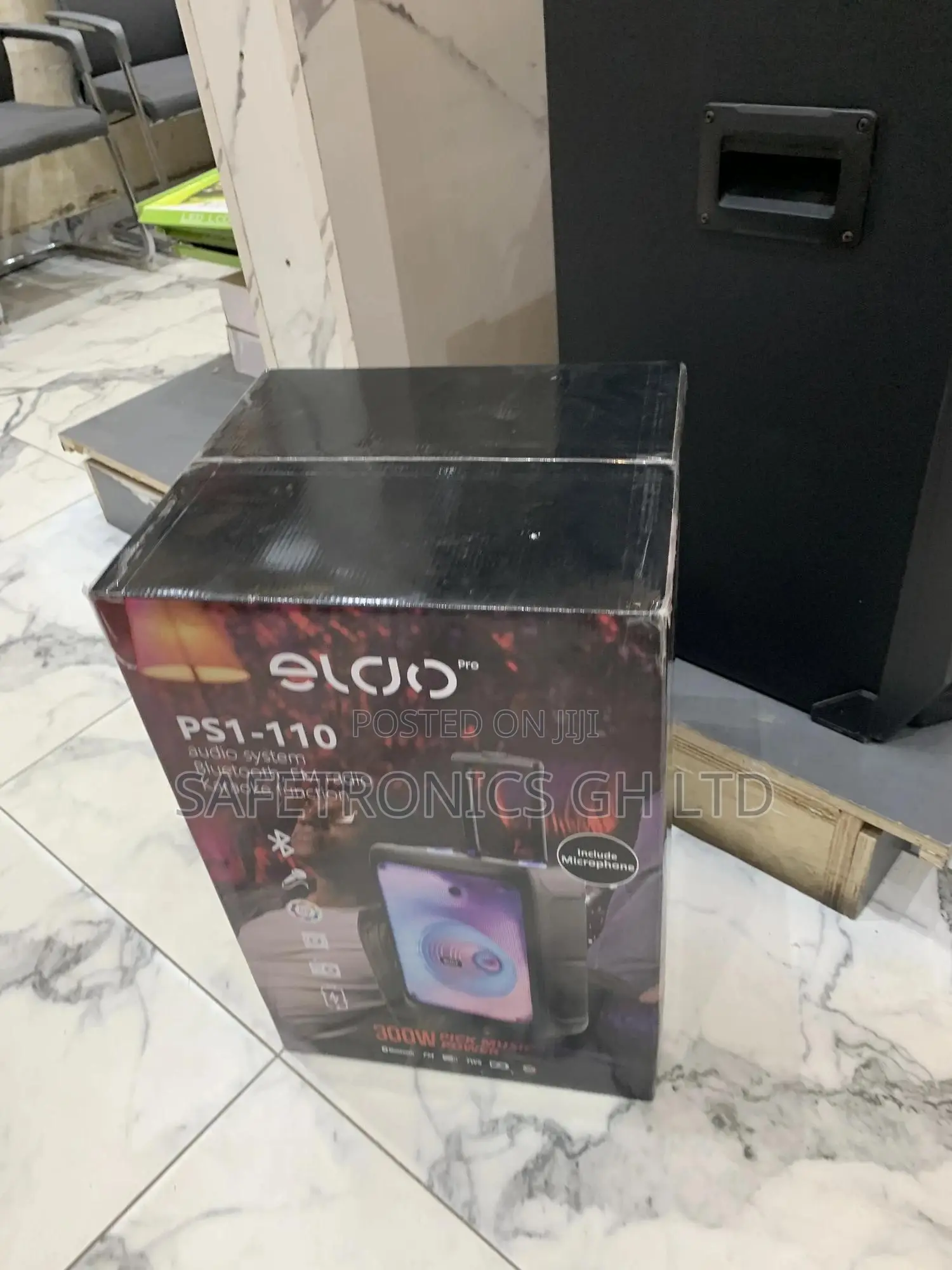 Purchase Black Eldo Pro Ps1-110 Single 12” With Mic Bluetooth Speaker