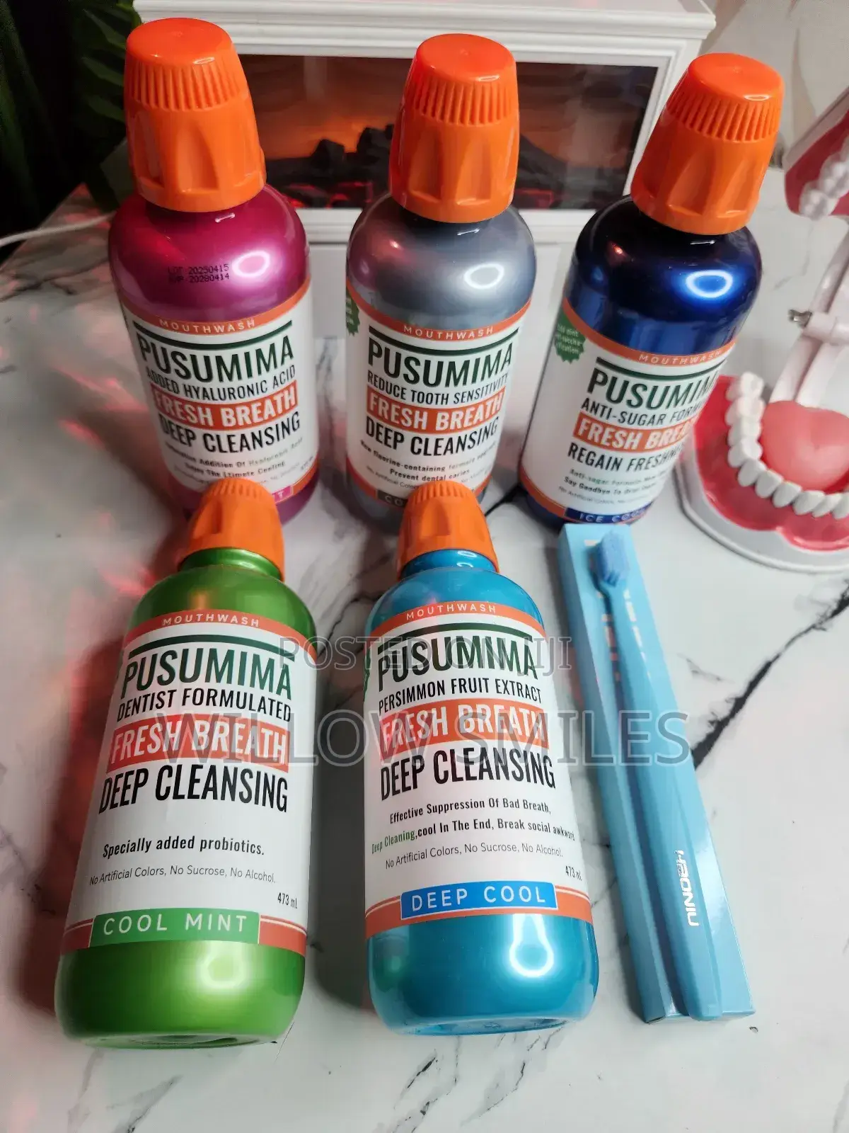 Probiotic Mouthwash + Tongue Scraper