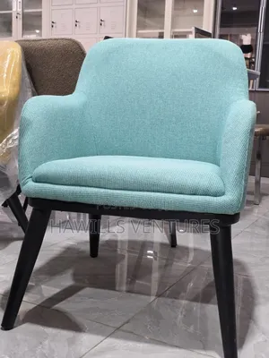 Danube Blue Armrest Dining Chair