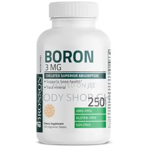 Bronson Boron 3 Mg Chelated Superior Absorption - 250 Tablets
