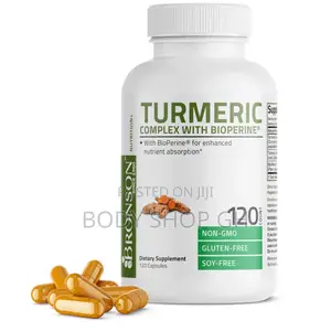 Bronson Turmeric Curcumin With Bioperine - High Potency - 120 Count