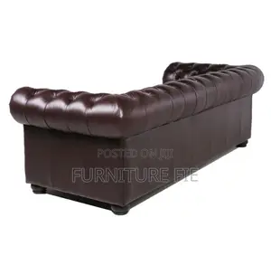 Alexandon Leather Chesterfield Tufted Sofa With Roll Arm From Usa
