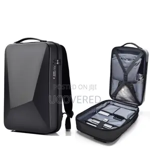 Anti Theft Hard Shell Backpack With Usb Ports And Cable