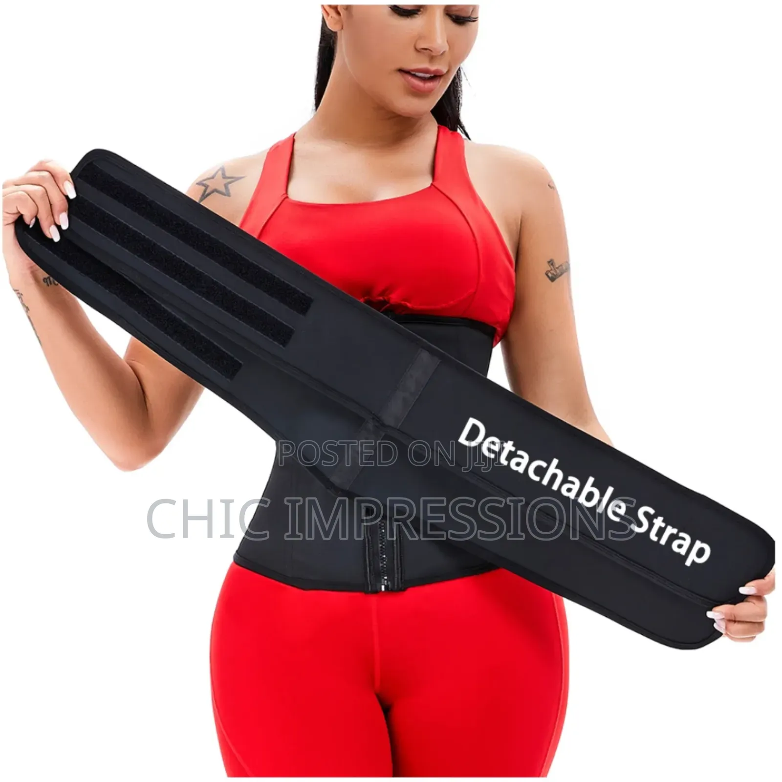 Latex Waist Trainers With 2 Detachable Belts