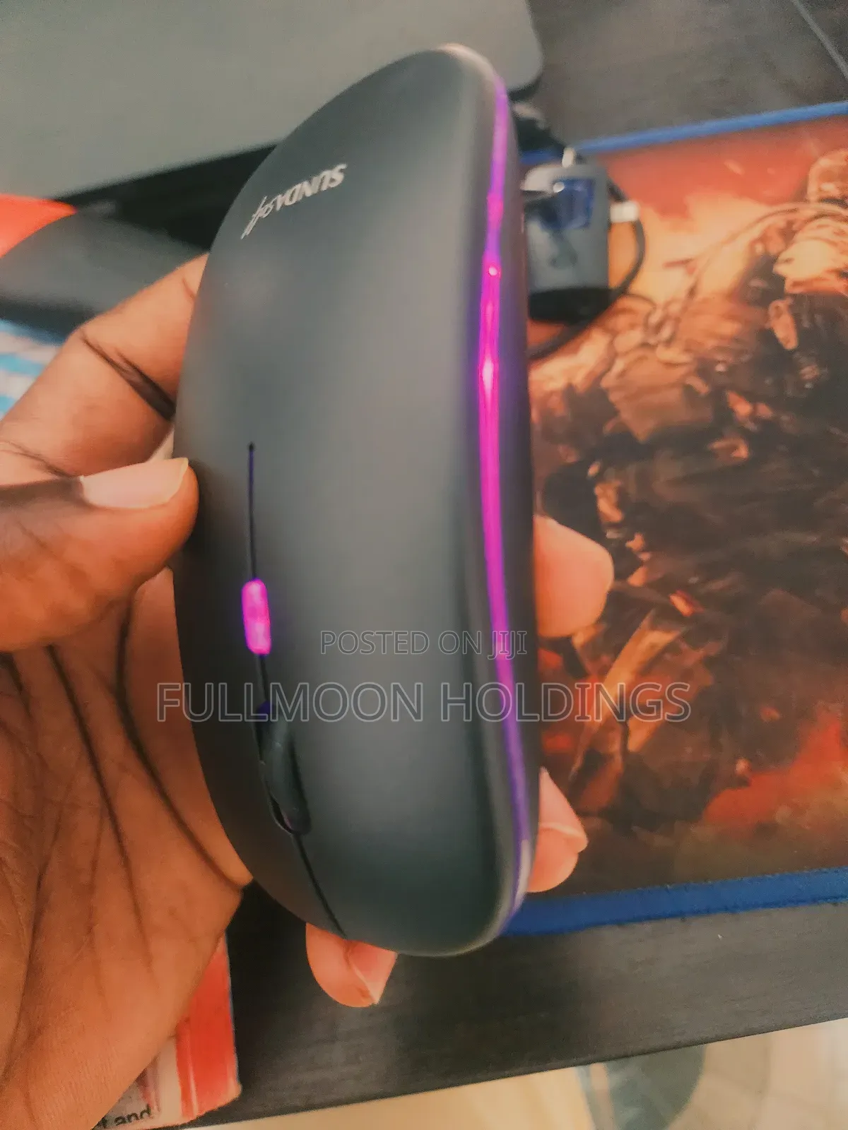 2.4g Wireless Rechargeable Bluetooth 2 Modes Mouse -black