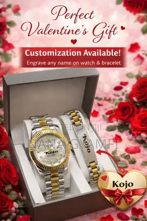 Make It Personal – Engraved Watch Valentine Package for Him/Her