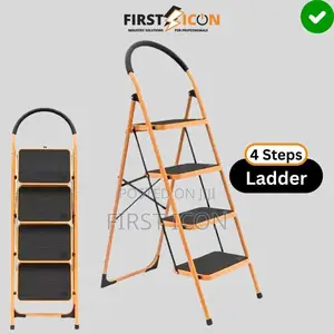 4 Step Portable Steel Ladder - Dingqi 86004