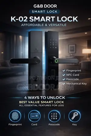 G B K-02 Smart Lock Super Affordable