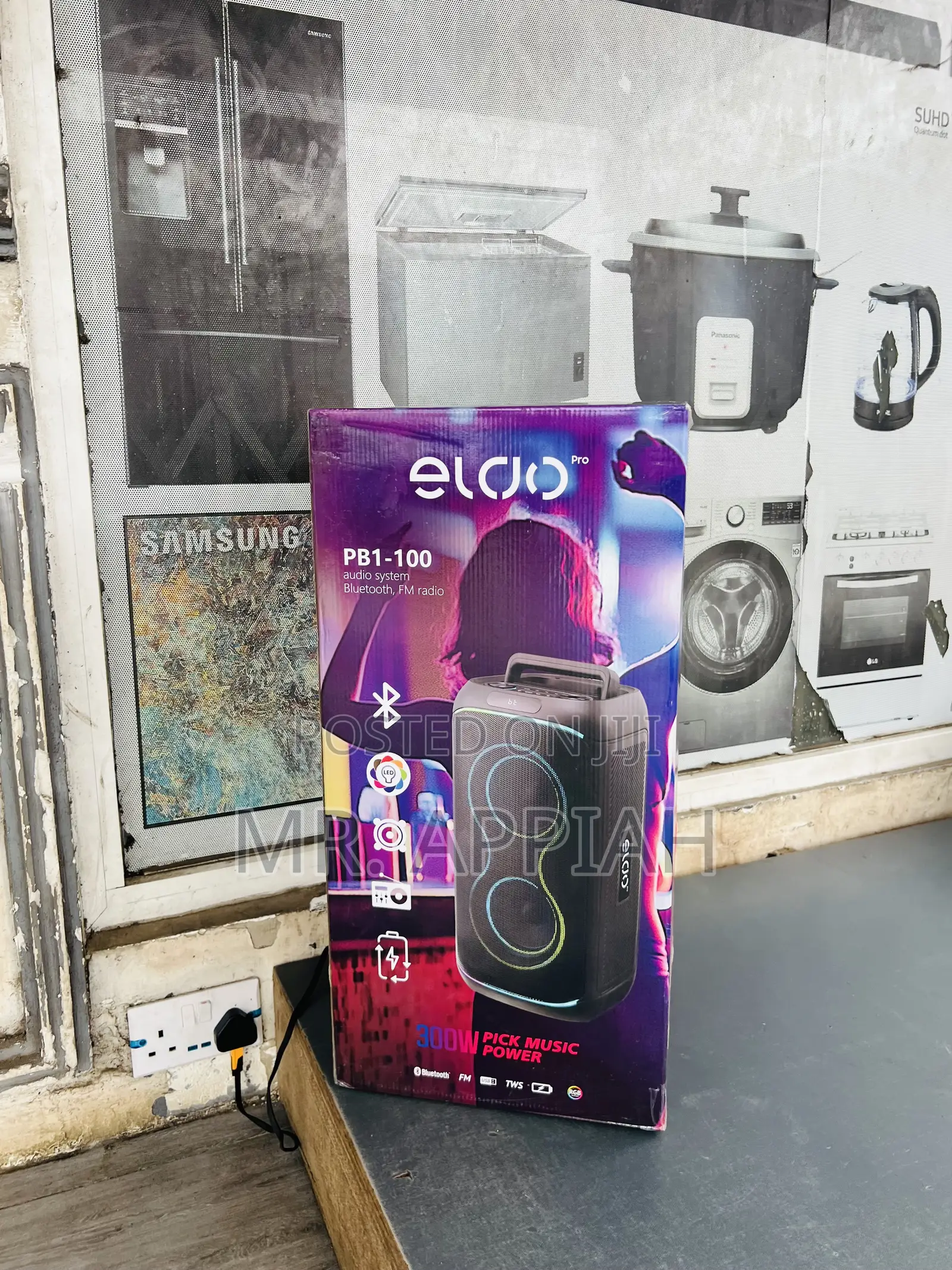 Shop Original Eldo Pb1-100 Double 6,5" Rechargeable Speaker 