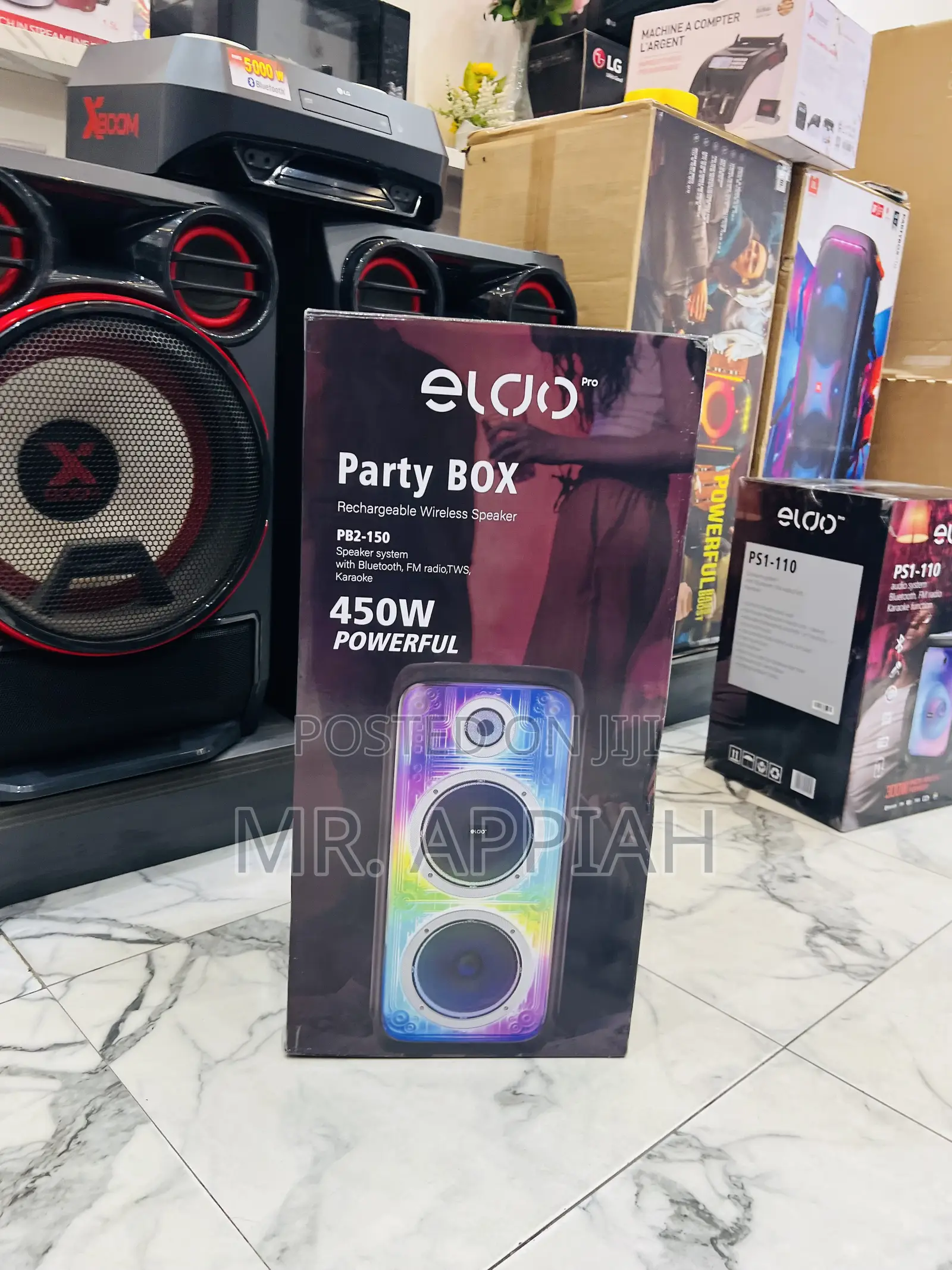 Shop Original Pb2-150 Double 8"(450watt)Wireless Bluetooth Speaker 