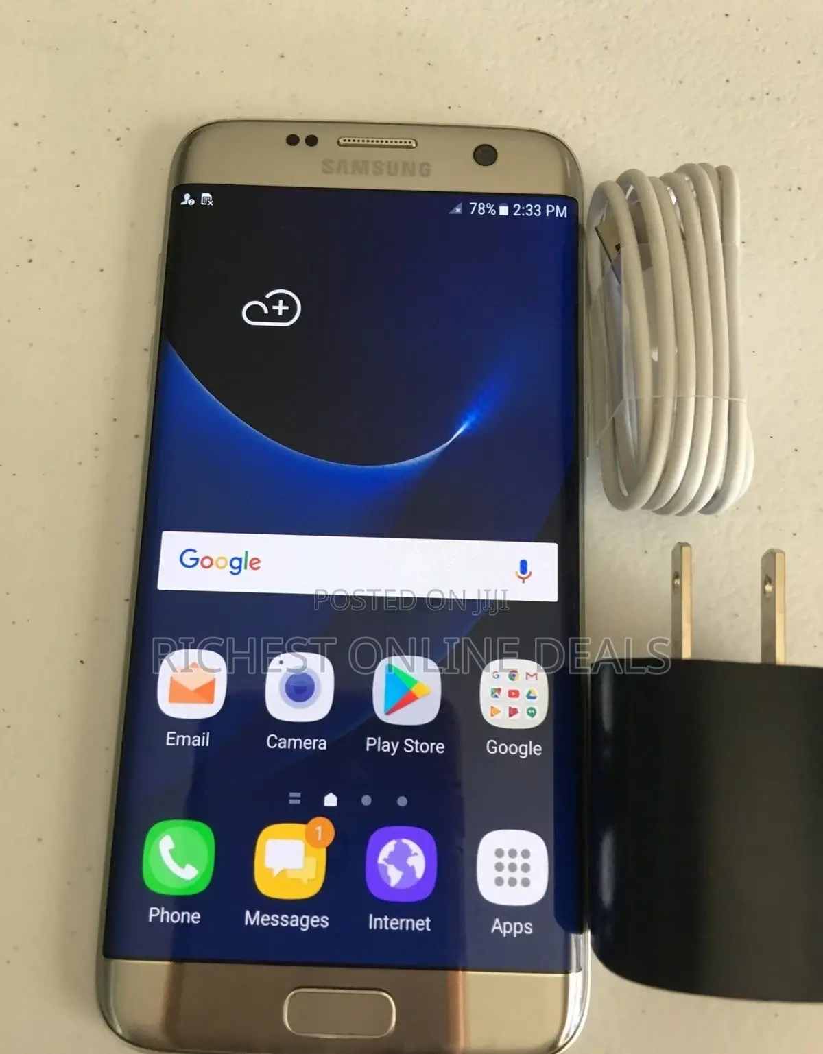 New Samsung Galaxy S7 edge 32 GB Black