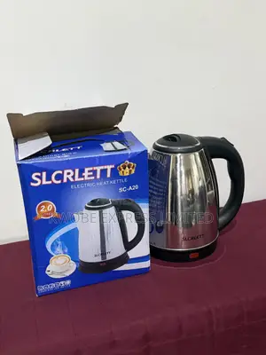 Slcrlett 2 Litre Electric Kettle – Black/Silver