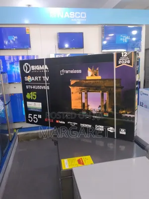 Sigma 55 Inches Uhd Smart Television With Good Pictures Television