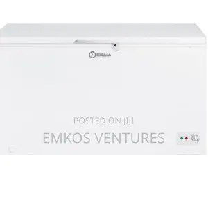 Sigma SCF-450w 420l Double Door Chest Freezer - Fast Freeze, Basket