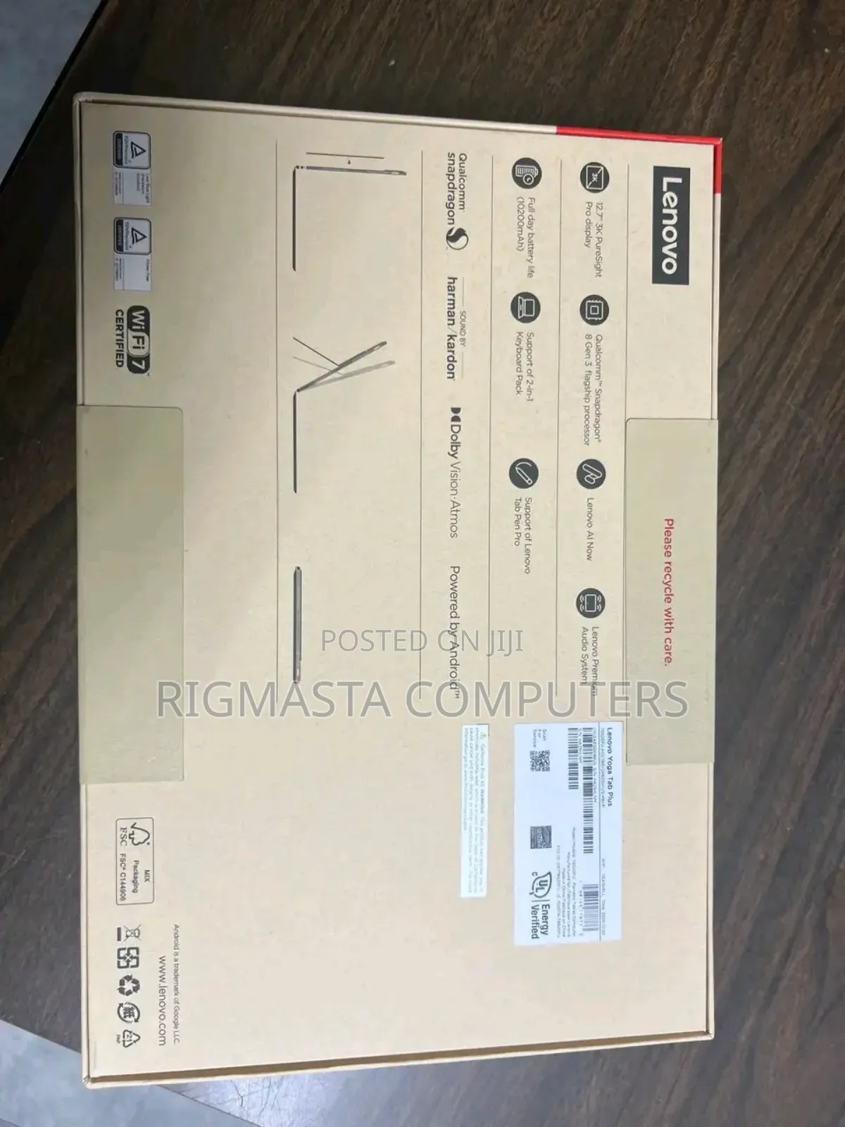 New Lenovo Yoga Tab 3 Plus 256 GB Gray