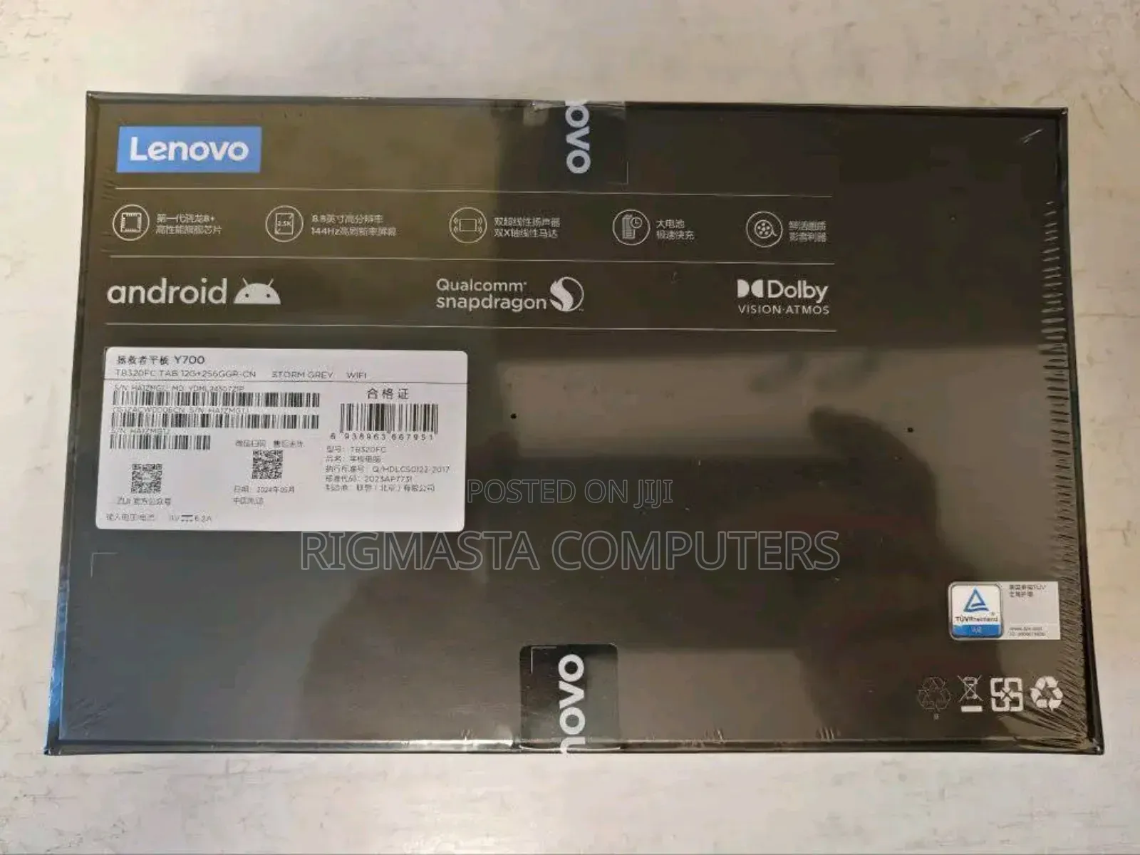 New Lenovo Legion Y700 256 GB Black