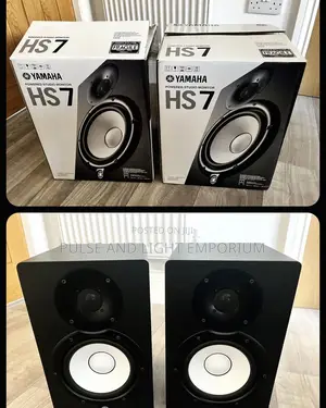 Yamaha Hs7 Inch Powered Studio Monitor Pair - Black