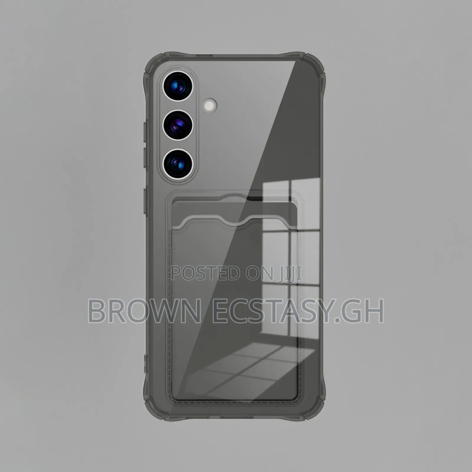 Samsung Galaxy S26 Ultra Transparent Case With Card Holder