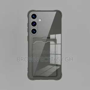Samsung Galaxy S26 Ultra Transparent Case With Card Holder