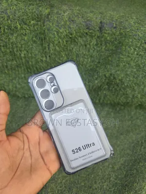 Samsung Galaxy S26 Ultra Transparent Case With Card Holder