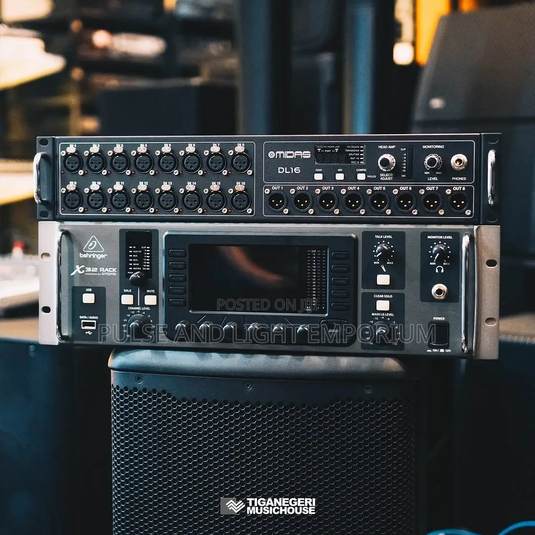 Midas Dl16 16-input / 8-output Stage Box