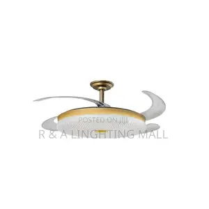 Luxury Led Ceiling Fan Light + Remote Control Set - 36w
