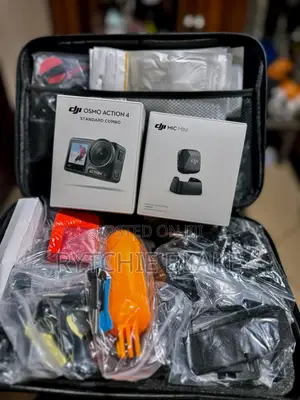 Dji Action 4 Camera + Dji Mic Mini + Bag Full of Accesories