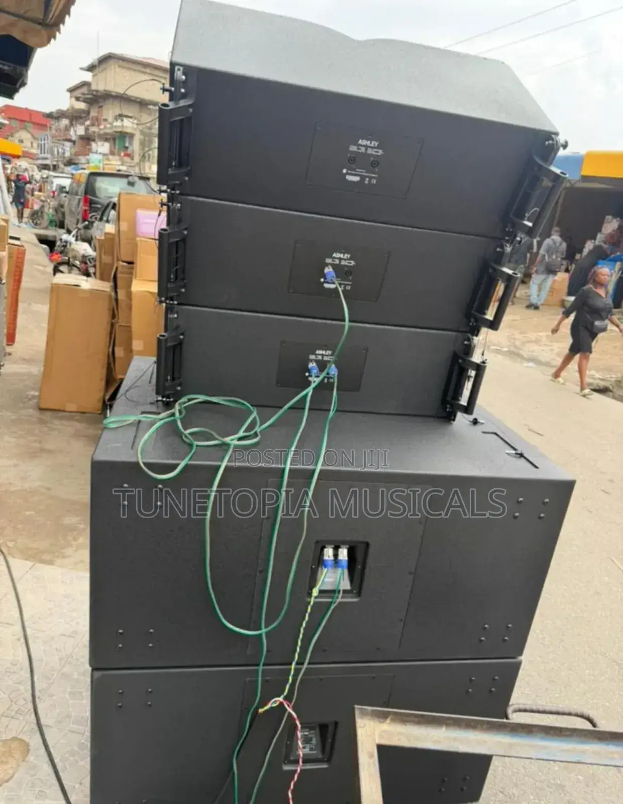 Ashley 10inches Line Array (3pieces) And Double Bass(1pair)
