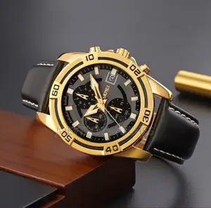 Skmei Chronograph Leather Watch