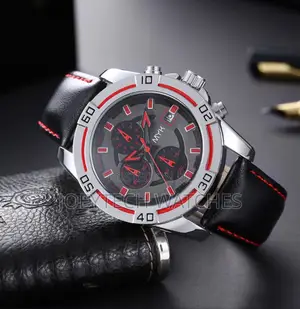 Skmei Chronograph Leather Watch