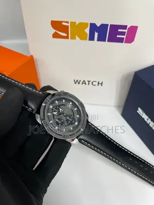 Skmei Chronograph Leather Watch