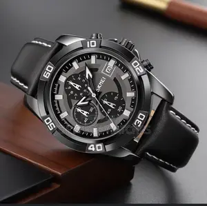 Skmei Chronograph Leather Watch