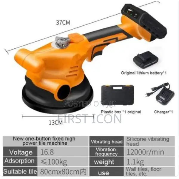 21v Cordless Tile Tiling Suction Machine - Dingqi Je12401