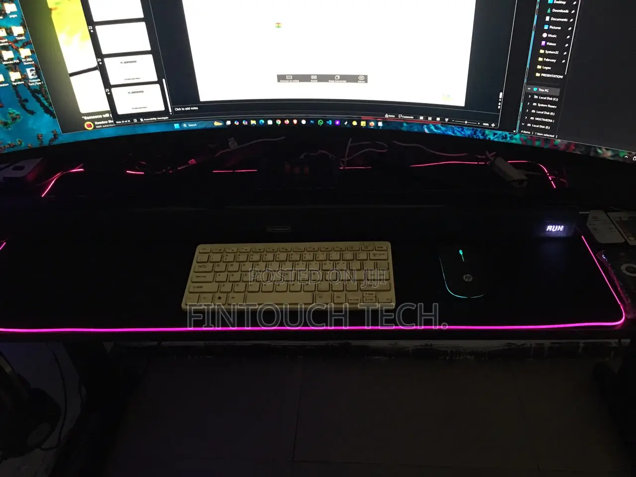 Extra Large Mouse Pad With RGB Light for Your Gaming | Office Desk