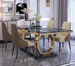 Classic and Beautiful 6 Seater Marble Dining