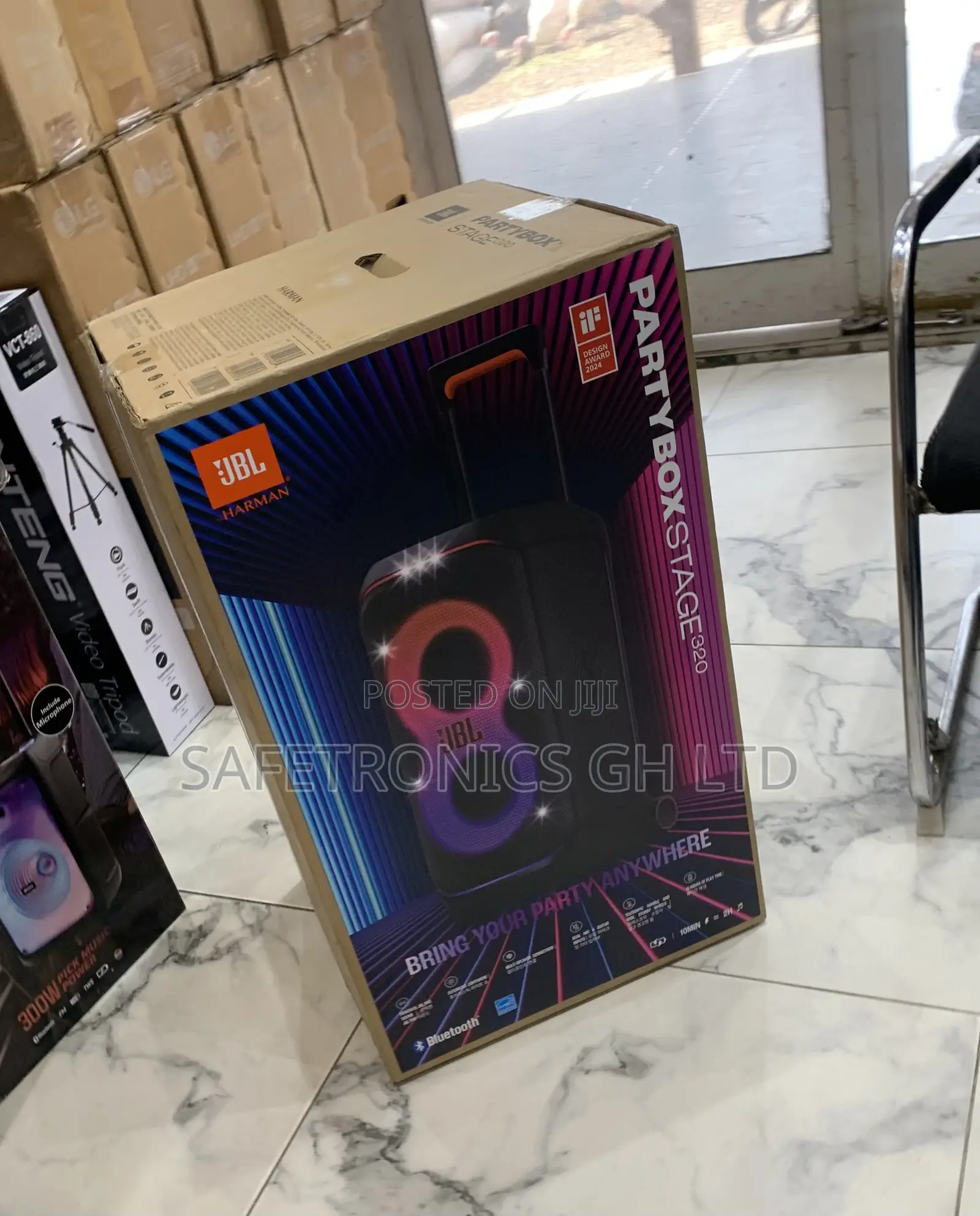 Choose Out 240 Watts JBL Partybox Stage 320 Bluetooth Speaker