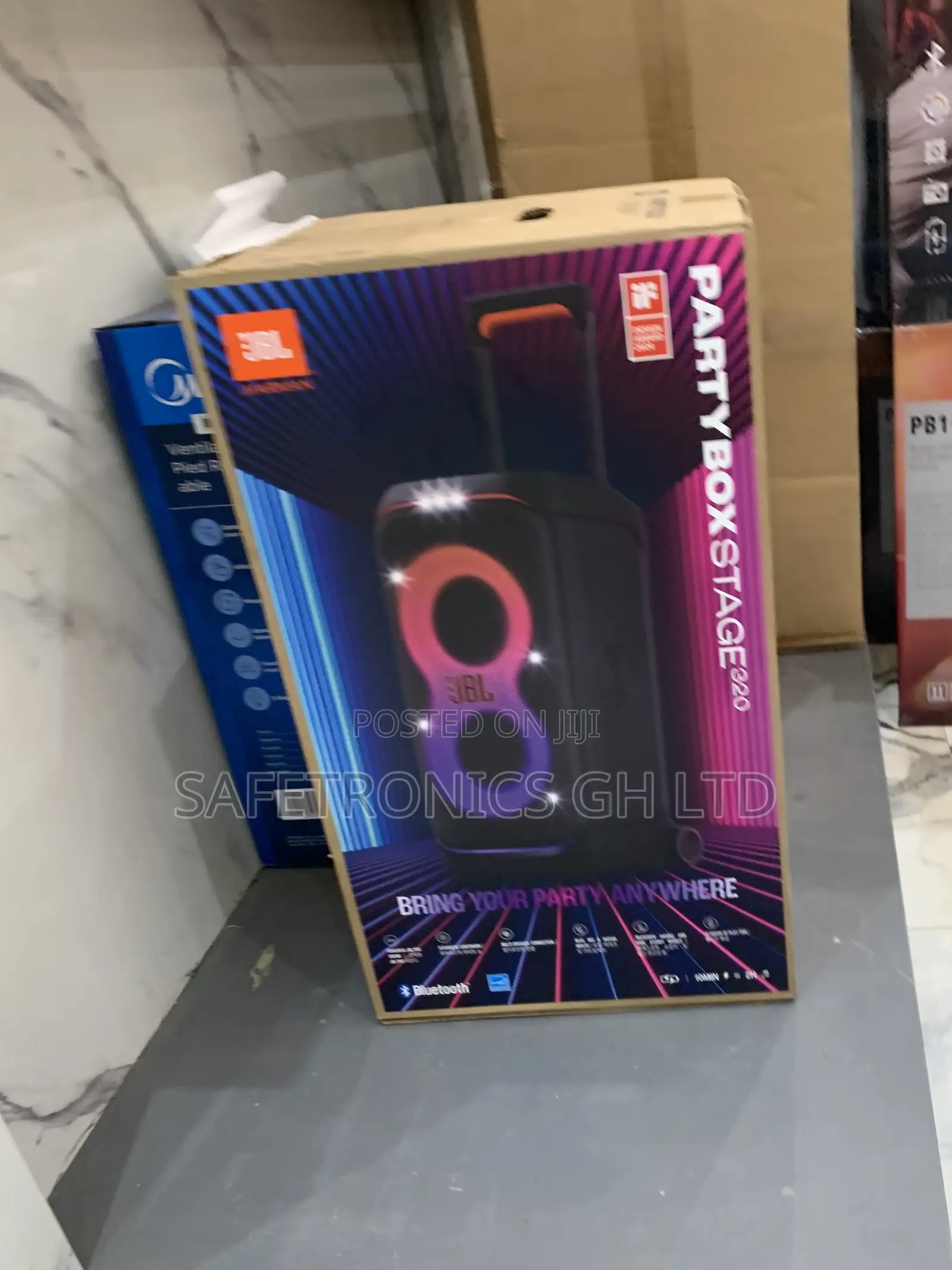 Exclusive Black 240 Watts Bluetooth JBL Partybox Stage 320 Speaker