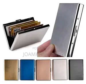 Anti Scan Rfid 6/10 Cards Aluminium Metal Credit Card Holder Wallet