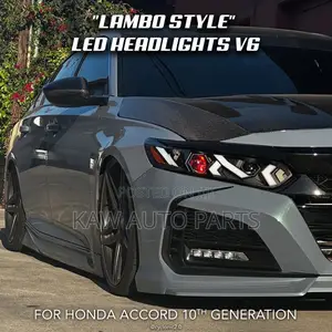 2018,2019,2020,2021 Led Headlight For Honda Accord Lamborghini Style