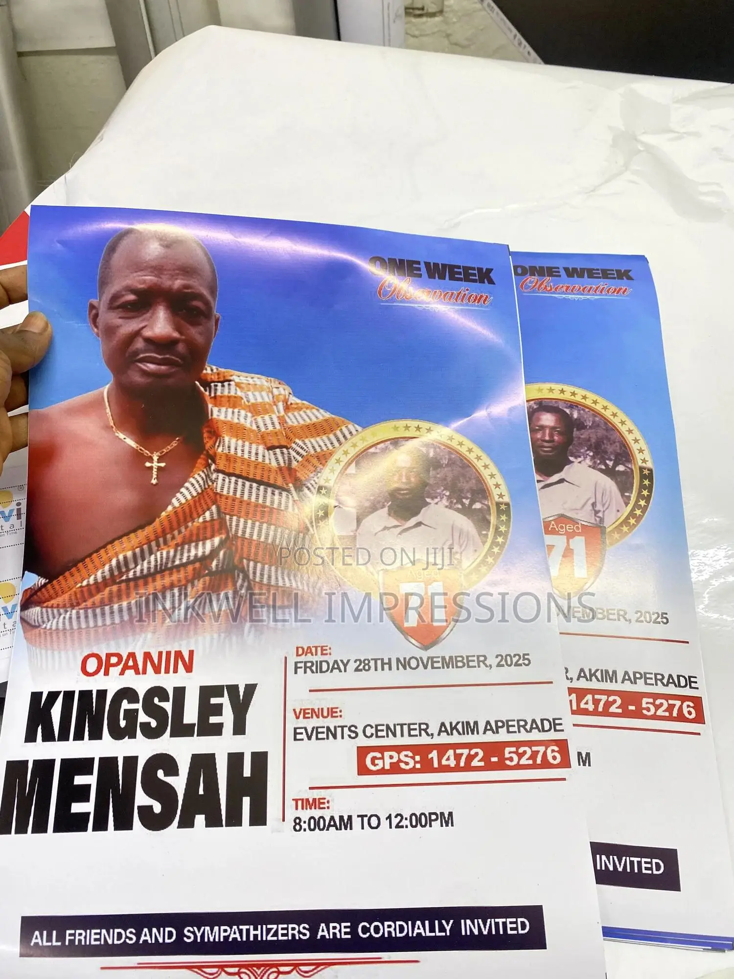 Experts in Funeral Poster Design and Printing