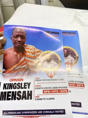 Experts in Funeral Poster Design and Printing