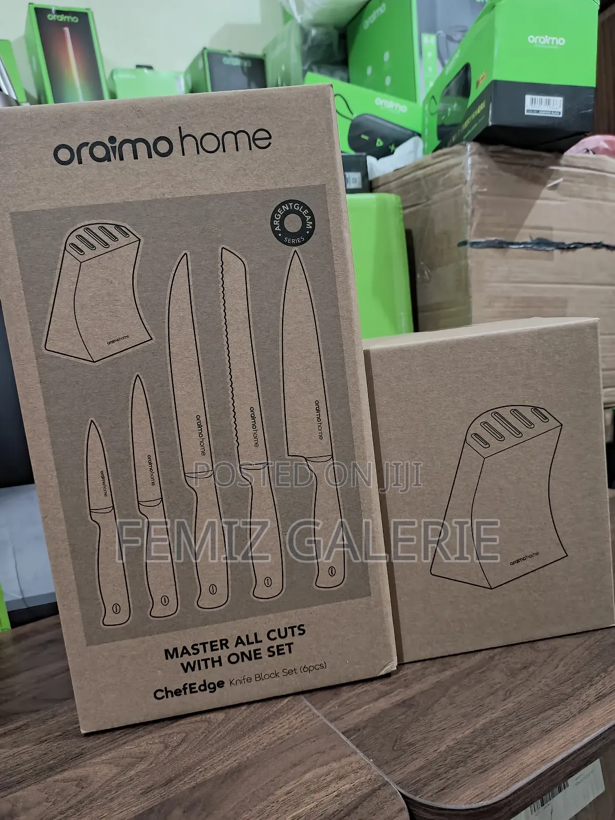 Oraimo Chefedge All in One Knife Block Set