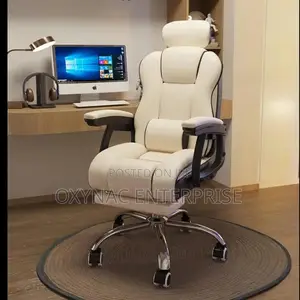 Office Chair (White, Black and Brown Colors)
