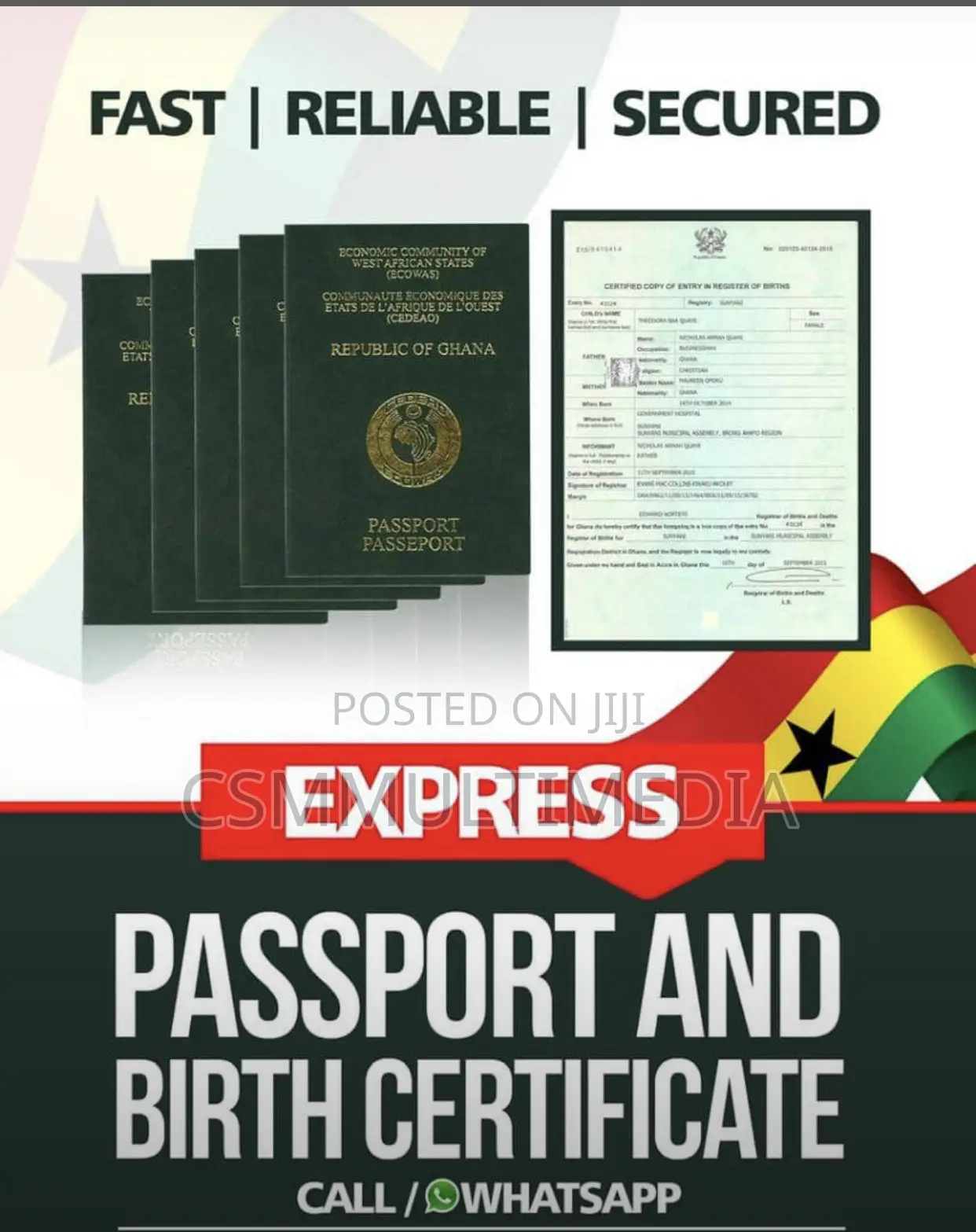 Traveling Passport and Birth Certificates