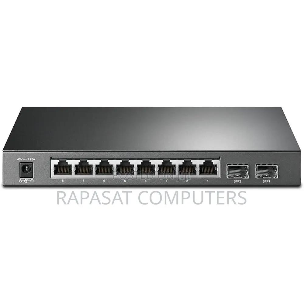 Tp-Link Tl-Sg2210p 8-Port Gigabit Smart Poe Switch With 2 SFP Slots