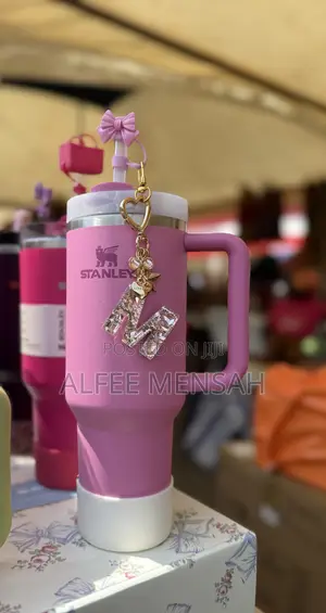 Peony Stanley Cup With Accessories