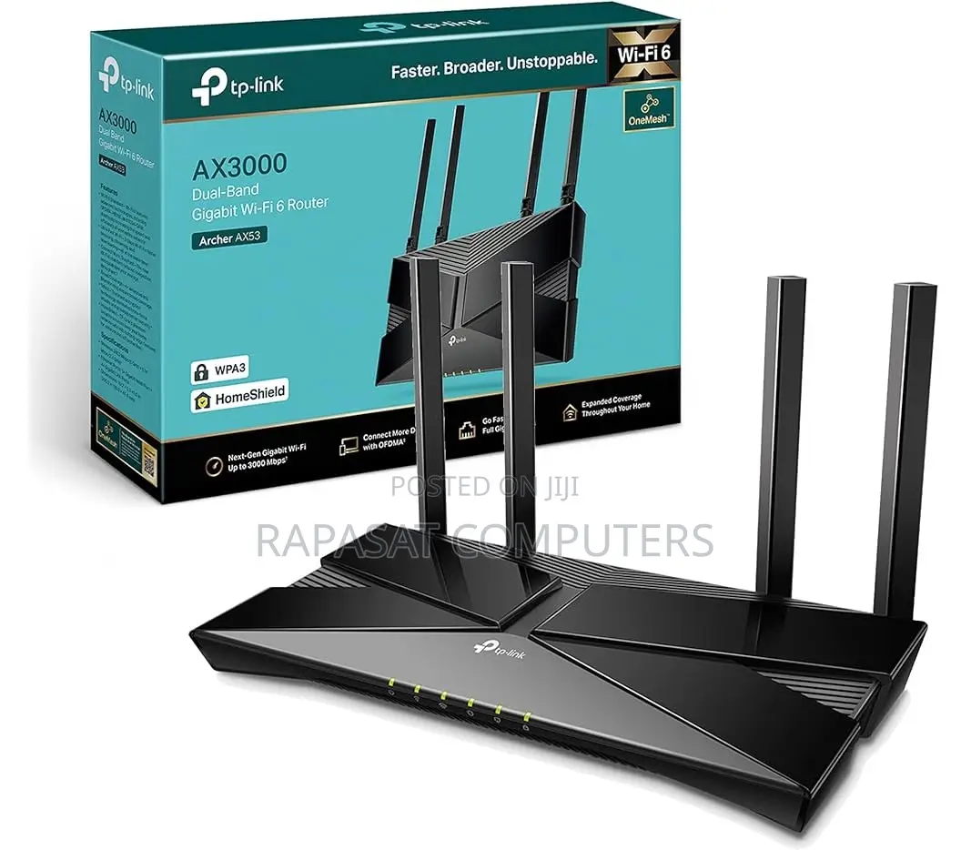 Tp-Link Archer Ax53 Ax3000 Dual Band Wi-Fi 6 Gigabit Router