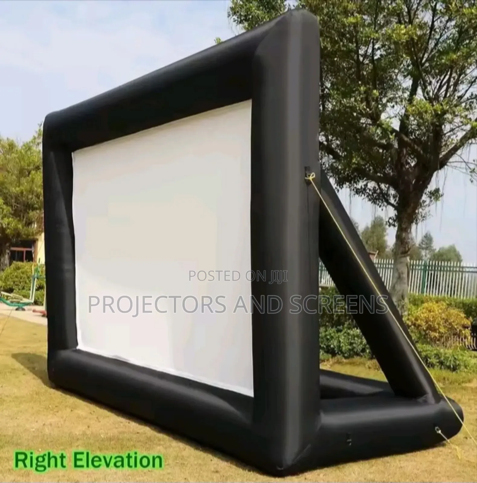 Rent Giant 16ft Outdoor Projector Screen Plus Air Blower Delivery
